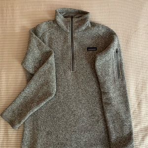 Patagonia Grey Fleece Quarter Zip “Better Sweater”